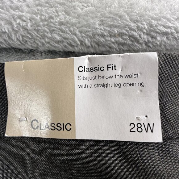 Doc & Amelia Pants Womens 28W Brown Classic Fit Straight Leg Dress Slacks NWT - Picture 3 of 15